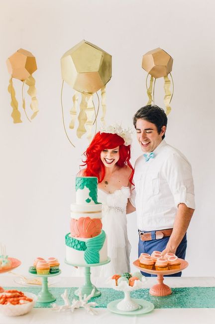 Mariage inspiré de la Petite Sirène