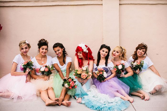 Mariage inspiré de la Petite Sirène
