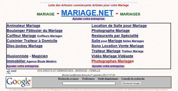 Mariages.net, avec ou sans "s" ?