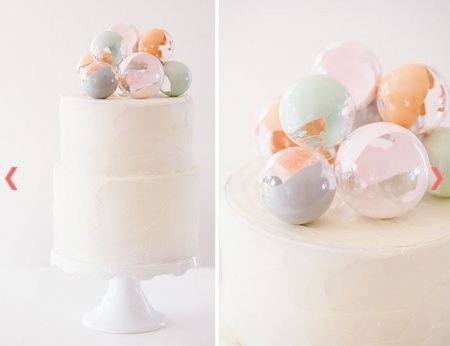 Tutoriel caketopper boules colorées pour votre wedding cake