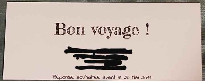 Faire part reçu - 3