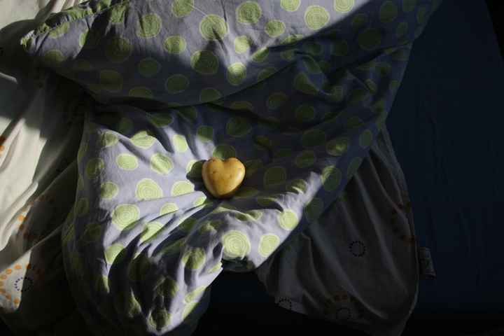 J'ai acheté une patate en forme de coeur !