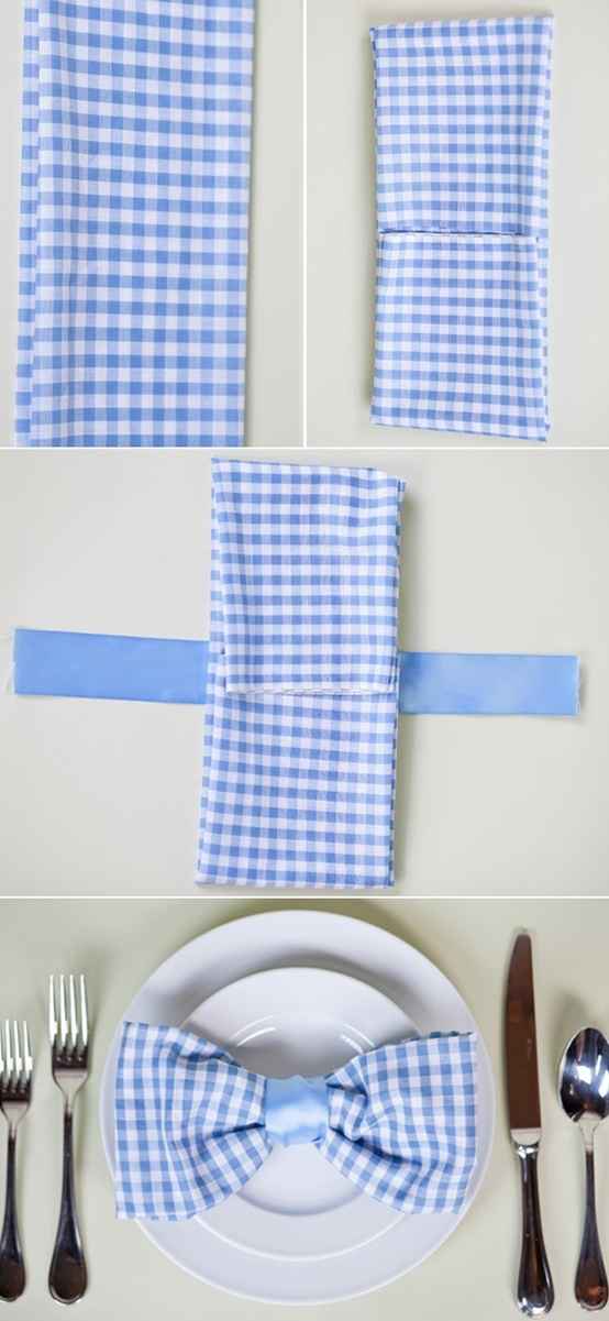 Idée pliage de serviette