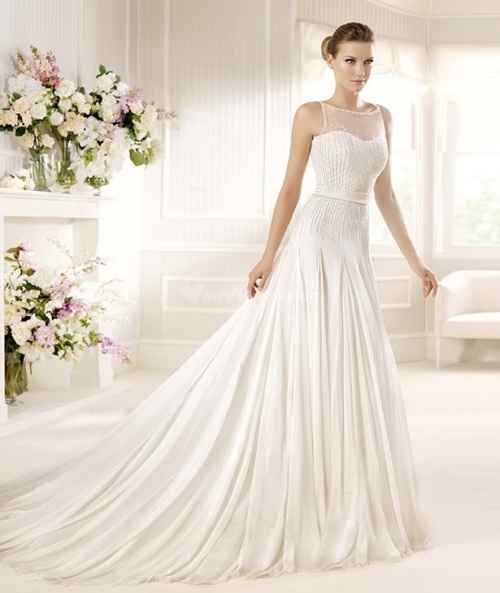 La robe de mariée du 7 février est...