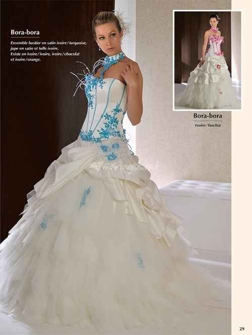 La robe de mariée du 12 février 2013 est...