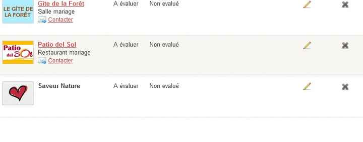 Démarche pour ajouter un prestataire à vos préférences