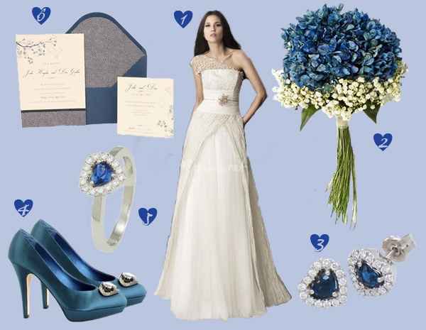 -Look dans les tons bleus