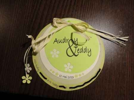 Tutoriel pour faire part rond