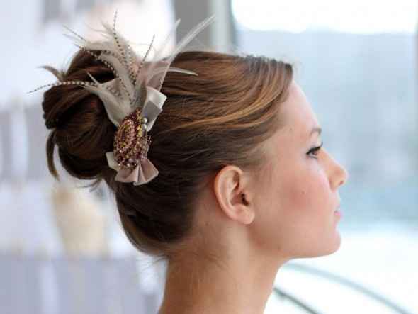 Broche pour la coiffure de la mariée