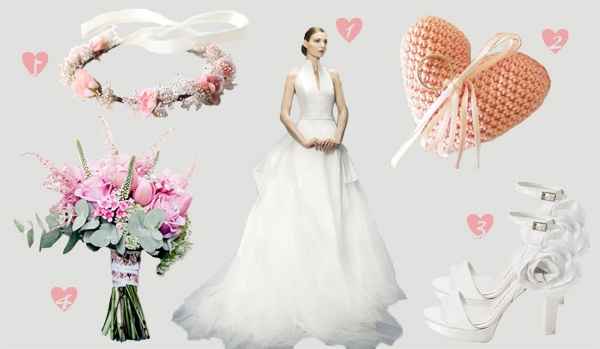 Look de novia Sweet Pink