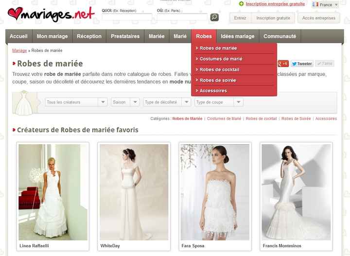 Allô ? Nan mais allô quoi, t'es une future mariée et tu connais pas notre catalogue ?