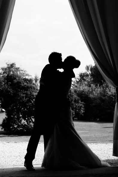 Photos de mariage à contre-jour