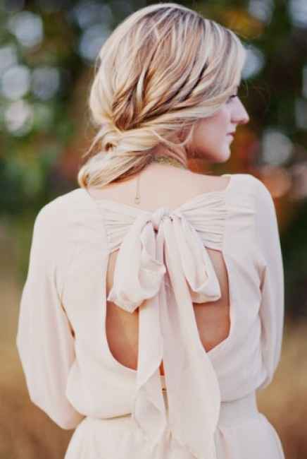Coiffures de mariée champêtre, vintage et bohème
