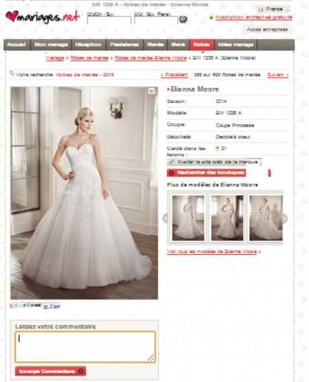 Commentez les reportages de mariage et les robes de notre catalogue de mode nuptiale !