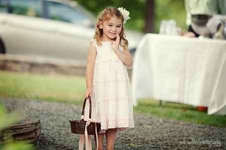 Couronne de fleurs pour petite fille
