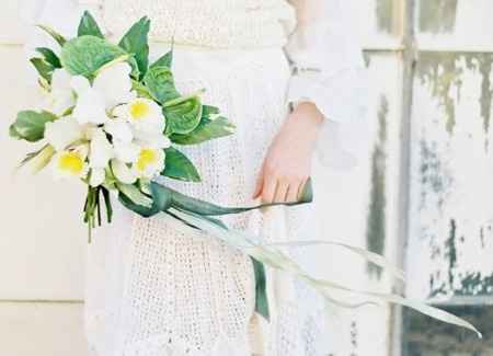 Bouquets de mariée avec des rubans