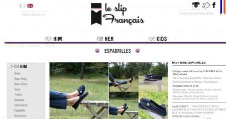 Les espadrilles sont à la mode : si votre chéri en portait pour la fin de soirée ?