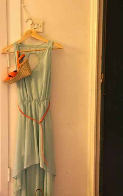 Une robe que j'avais achetée pour un mariage...