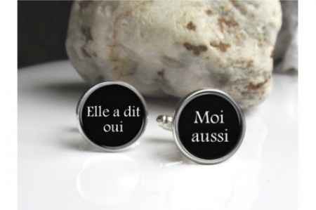 Les boutons de manchette