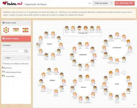 Nouveautés outil plan de tables 