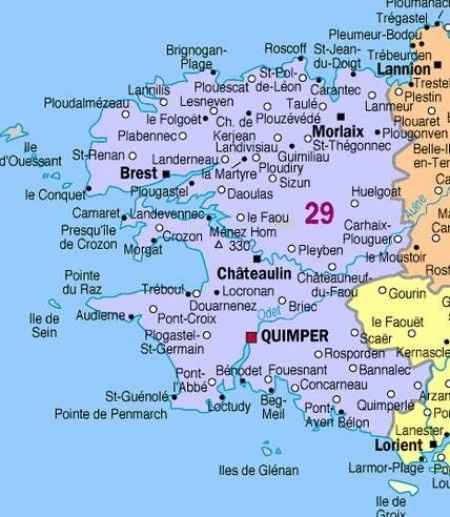 Dans quelle ville du finistère vous mariez-vous ?