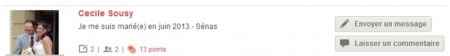 Dans le listing des personnes qui ont visité votre profil, si cette personne est "amie" avec vous al