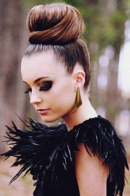Chignon bun