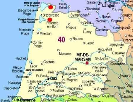 Dans quelle ville des landes vous mariez-vous ?