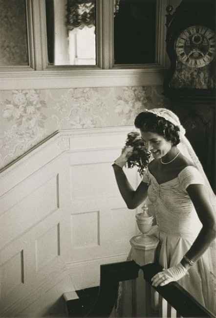Jacqueline Kennedy le 12 septembre 1953 lors de son mariage avec John Kennedy