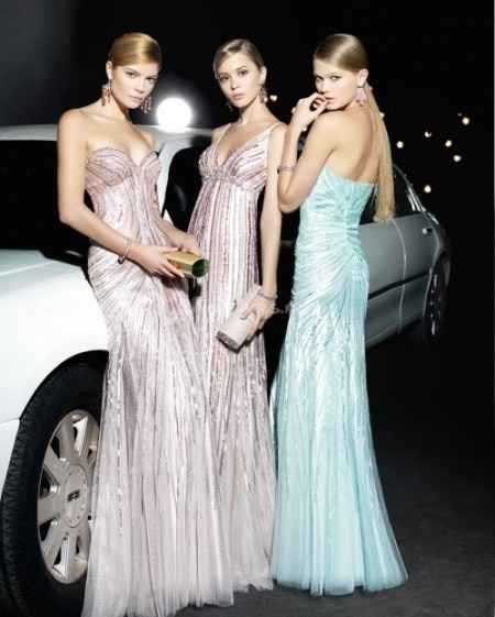 Robes de soirée rosa claré collection 2014