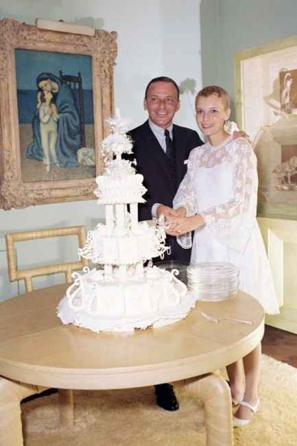 Mia Farrow et Franck Sinatra en 1966