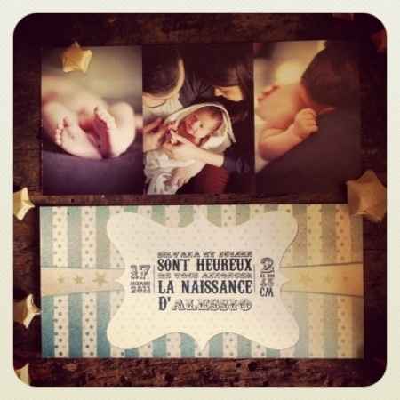 Photos de vos faire-part de naissance