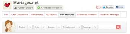 Moteur de recherche de contacts dans les forums