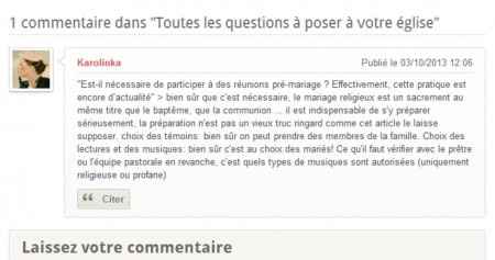 Citez sous les articles