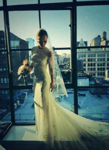 La robe de mariée de Christina Ricci