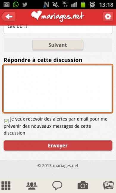 Aide pour publier une photo depuis l'app !