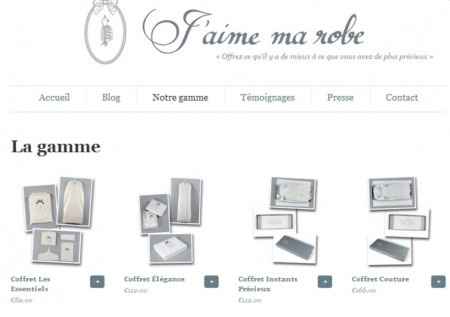 Des coffrets pour protéger et conserver votre robe
