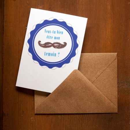 Et votre homme, comment a-t-il fait sa demande aux témoins ?