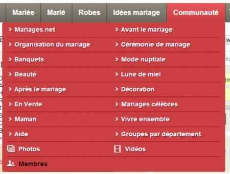 Trouvez des mariées qui ont les mêmes couleurs que vous !
