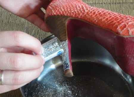 Tutoriel pour des talons pailletés