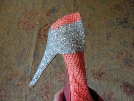 Tutoriel pour des talons pailletés