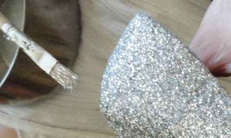 Tutoriel pour des talons pailletés