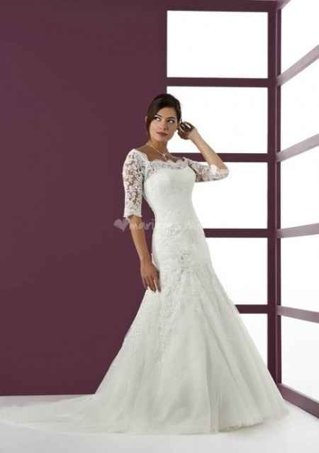 Robes de mariée avec manches