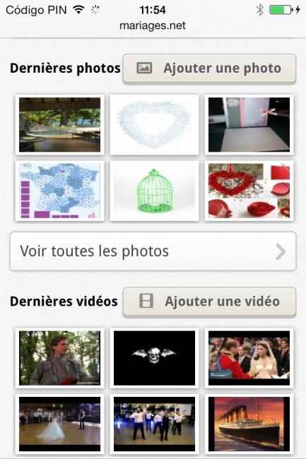 Photos et vidéos sur votre portable et plus encore !