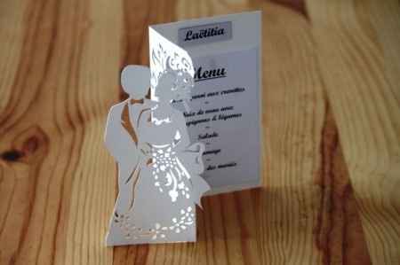 Tutoriel pour menu/marque-place kirigami par Laëtitia
