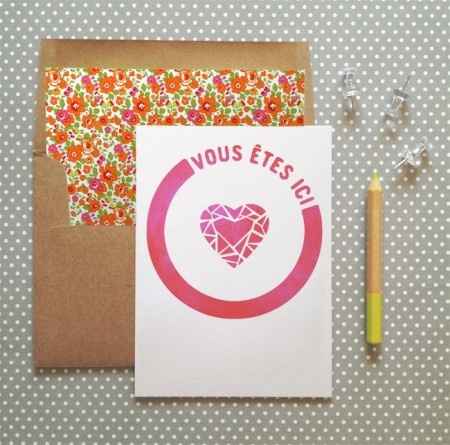 Une carte gratuite à télécharger pour la Saint-Valentin !