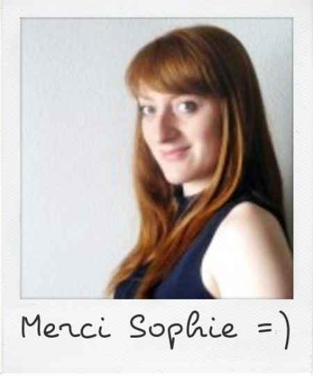 Un grand bravo à Sophie, la rédactrice de mariages.net !!!