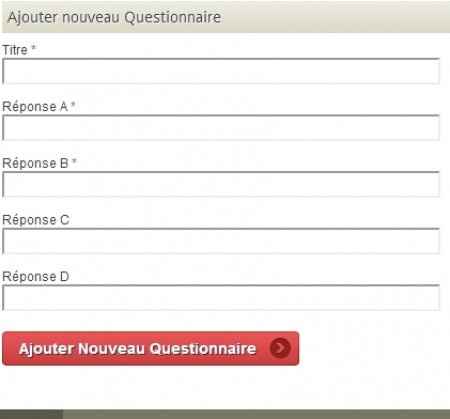 Quizz - questionnaire sur le blog