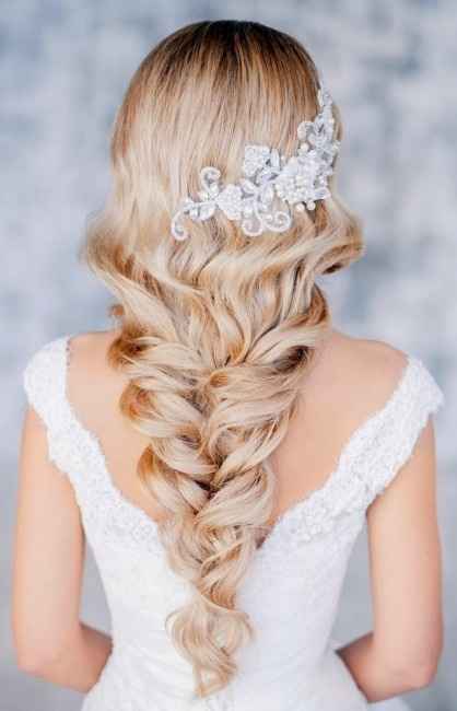 Coiffure cheveux longs détachés