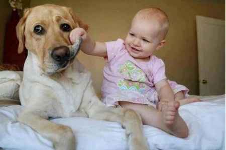 18 photos trop mignonnes d'enfants avec leur chien/chat: votez pour votre préférée !